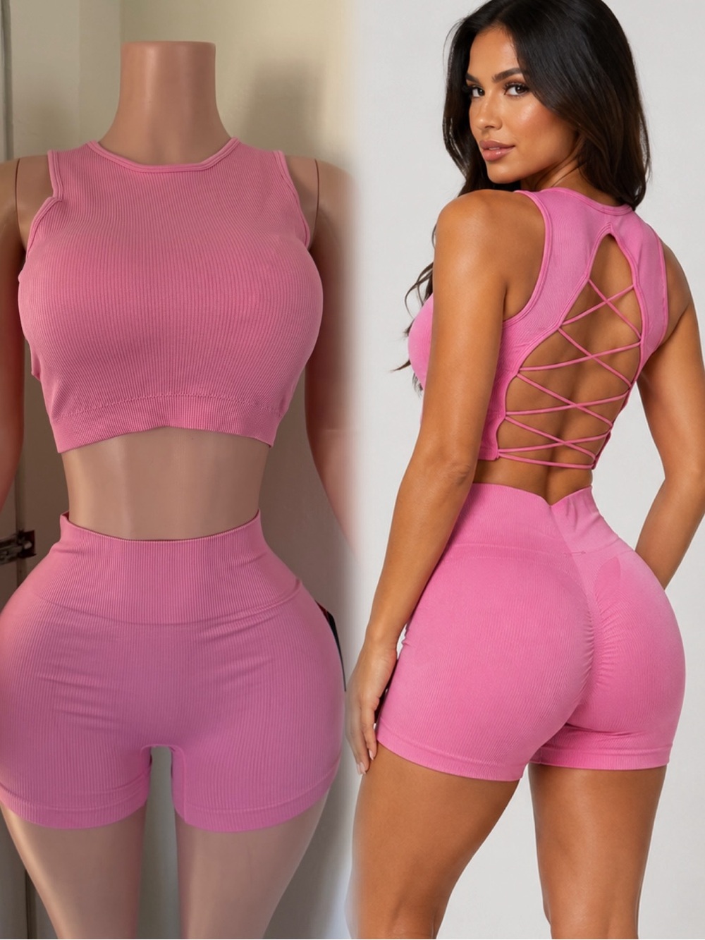 Pink 2 Pc Active Set
